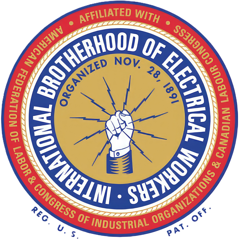 IBEW International Brotherhood of Electrical Workers official seal